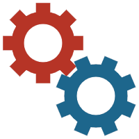 loading animation of gears spinning